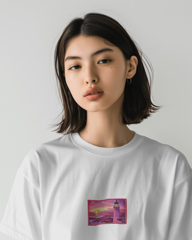 OFF-WHITE PAISLEY PRINTED T-SHIRT