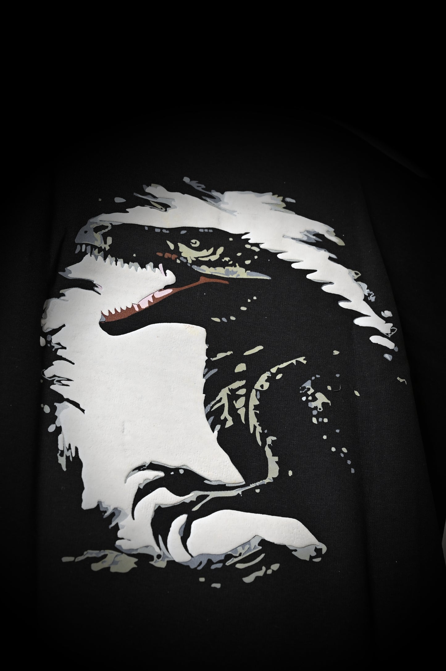 DINO OVERSIZE BLACK T-SHIRT