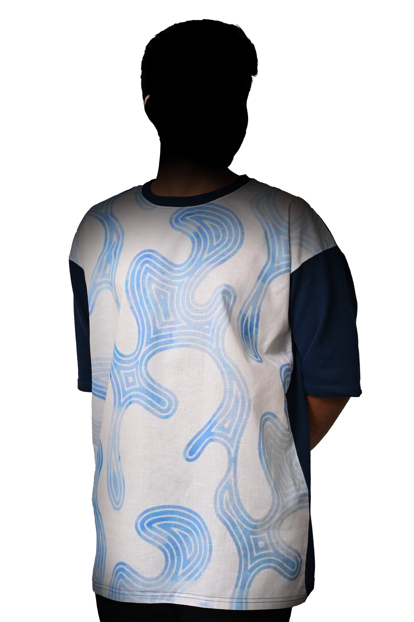 SKY STREAM (Oversize Linen T-Shirt)