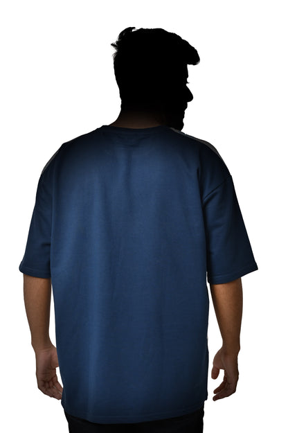 SKY STREAM (Oversize Linen T-Shirt)